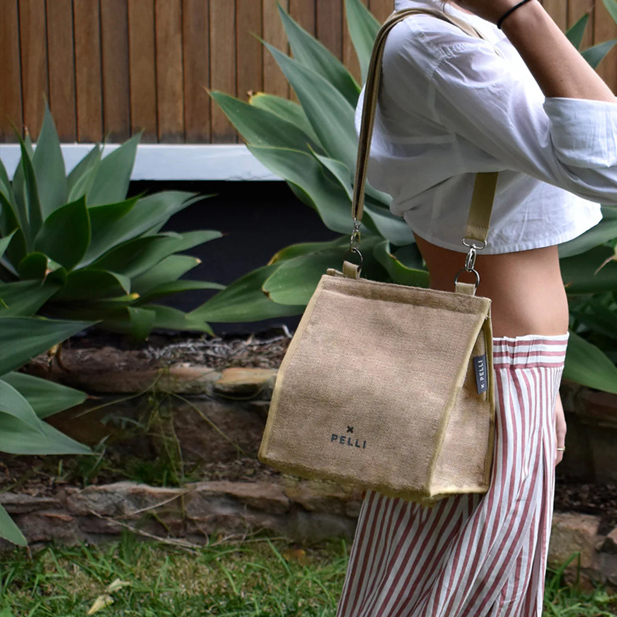 Pelli Insulated Lunch Bag Jute